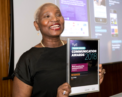 Janet TUC awards photo 