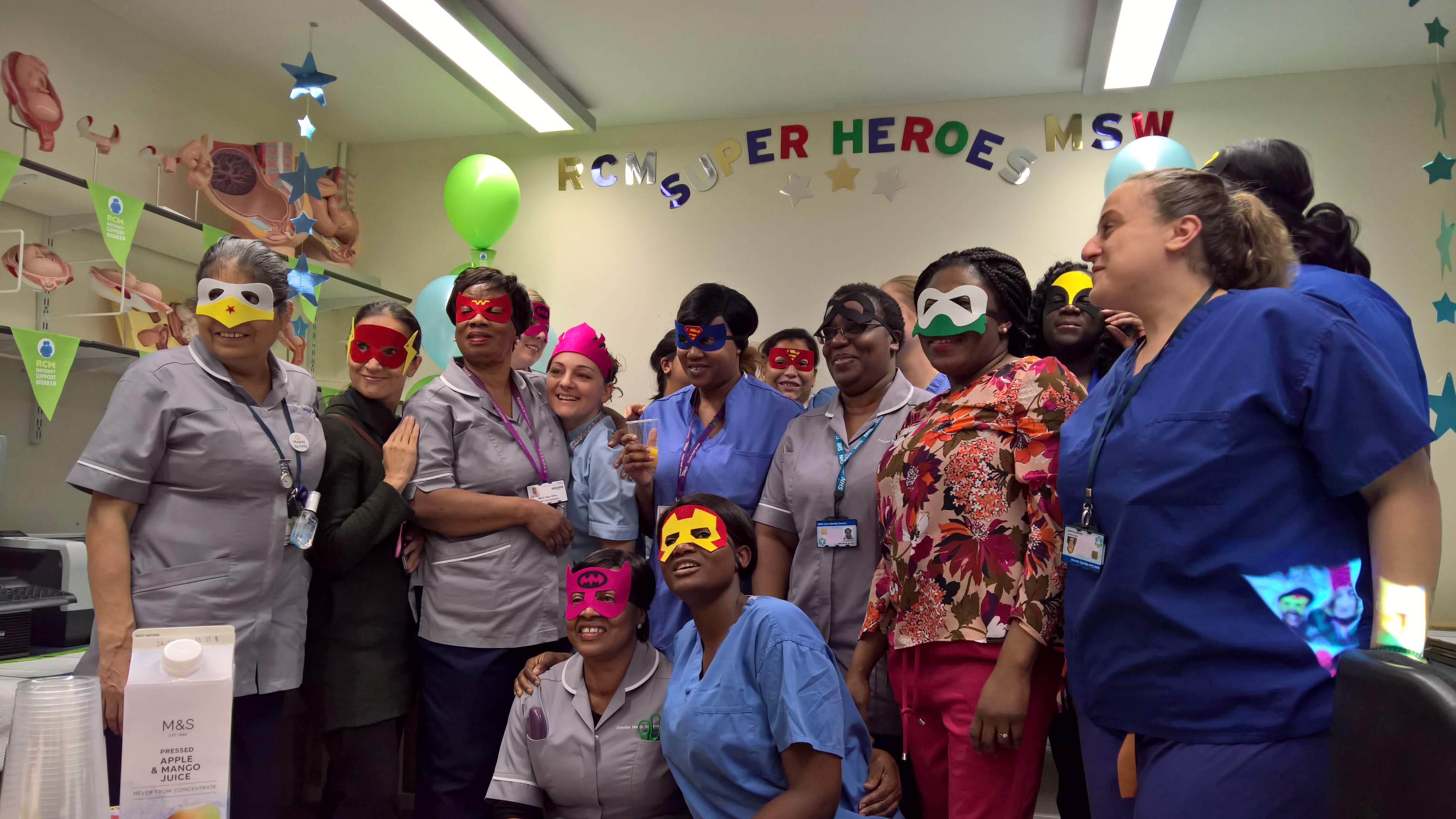 Croydon RCM branch celebrates superhero support workers