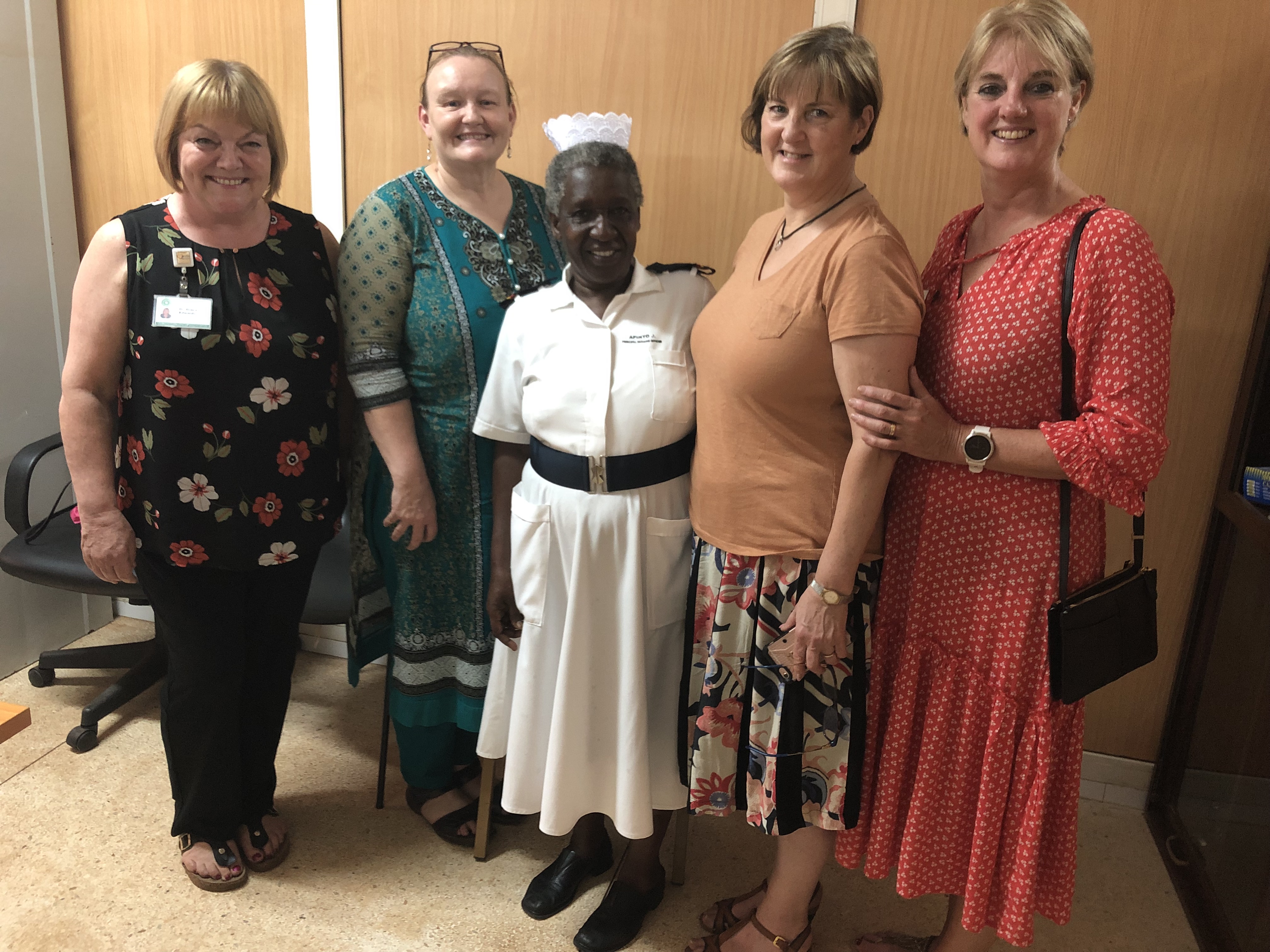 Gill Walton visiting Uganda