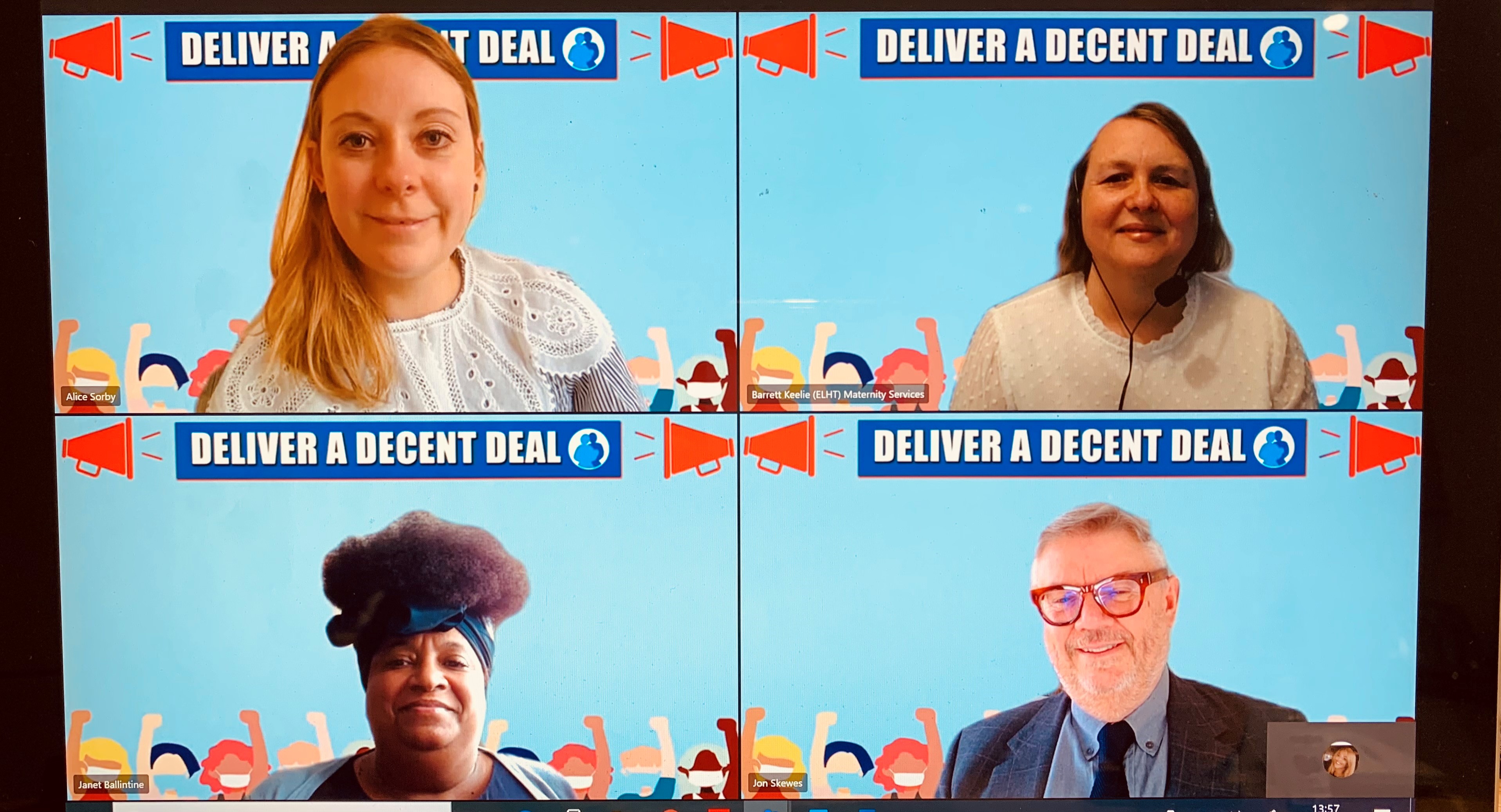 RCM members tell NHS Pay Review Body why they deserve a decent pay rise